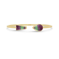 ruby zoisite cab bracelet