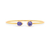 tanzanite cut bracelet