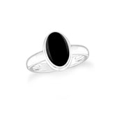 black-onyx bezel-set ring