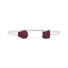 rhodolite garnet twister bracelet