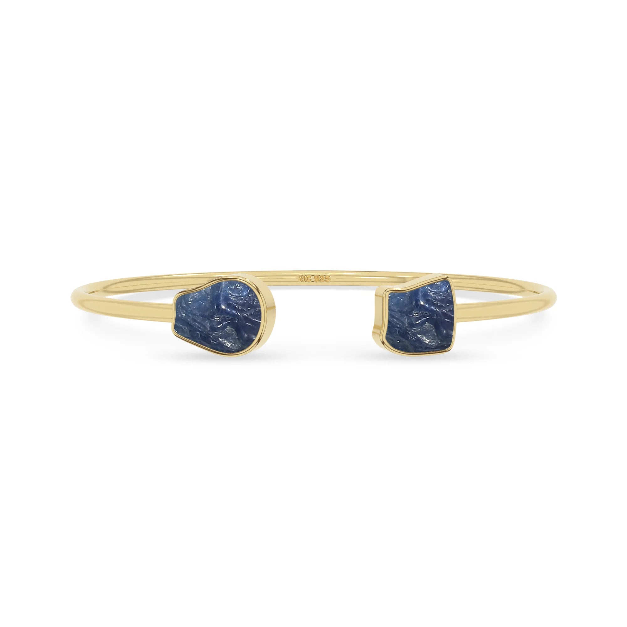 blue sapphire twister bracelet