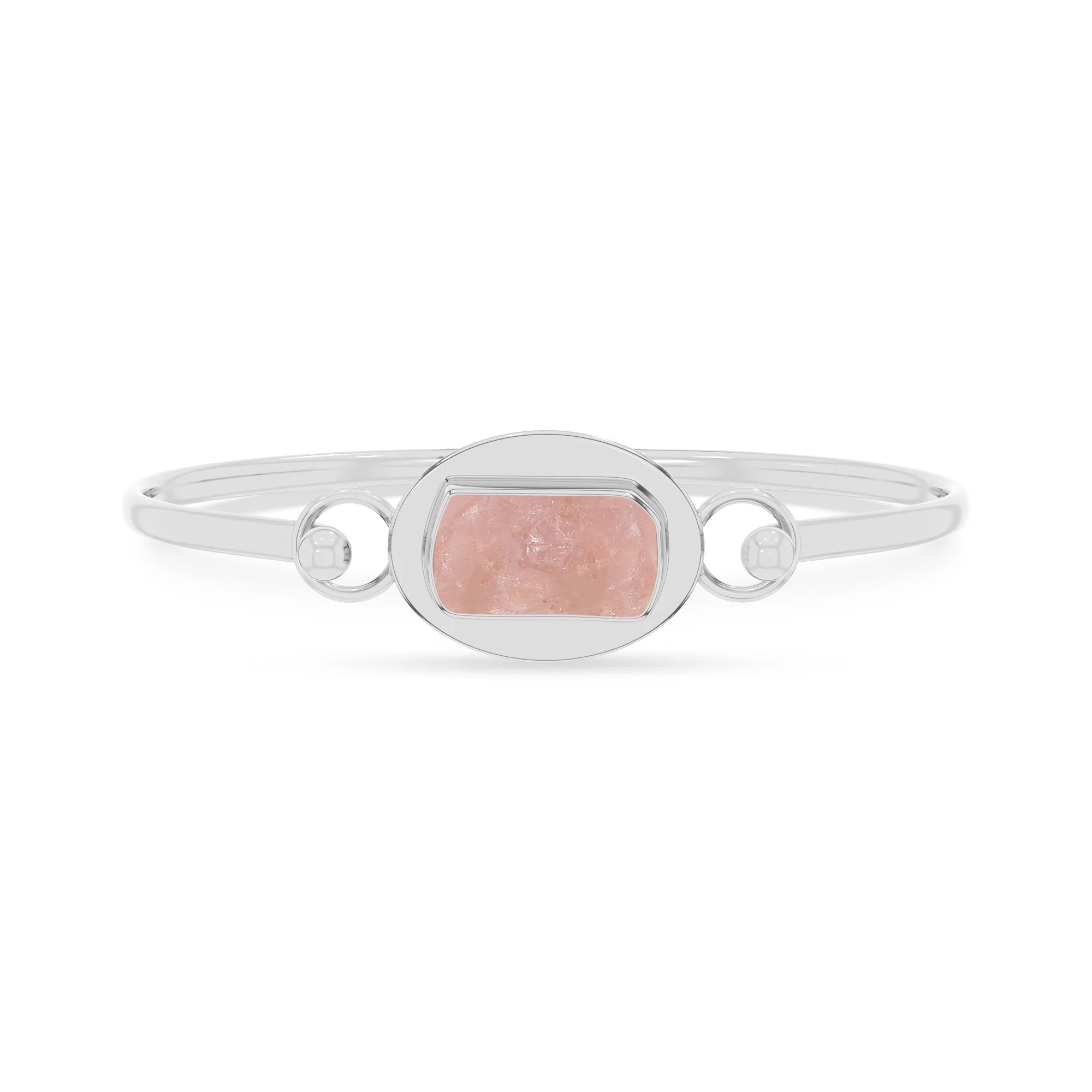 rose quartz rough bracelet