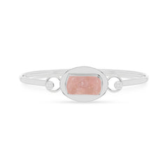 rose quartz rough bracelet