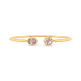 rose quartz cut bracelet
