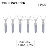 blue lace agate pendant