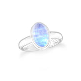purple-moonstone bezel-set ring