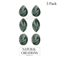 seraphinite cab earrings