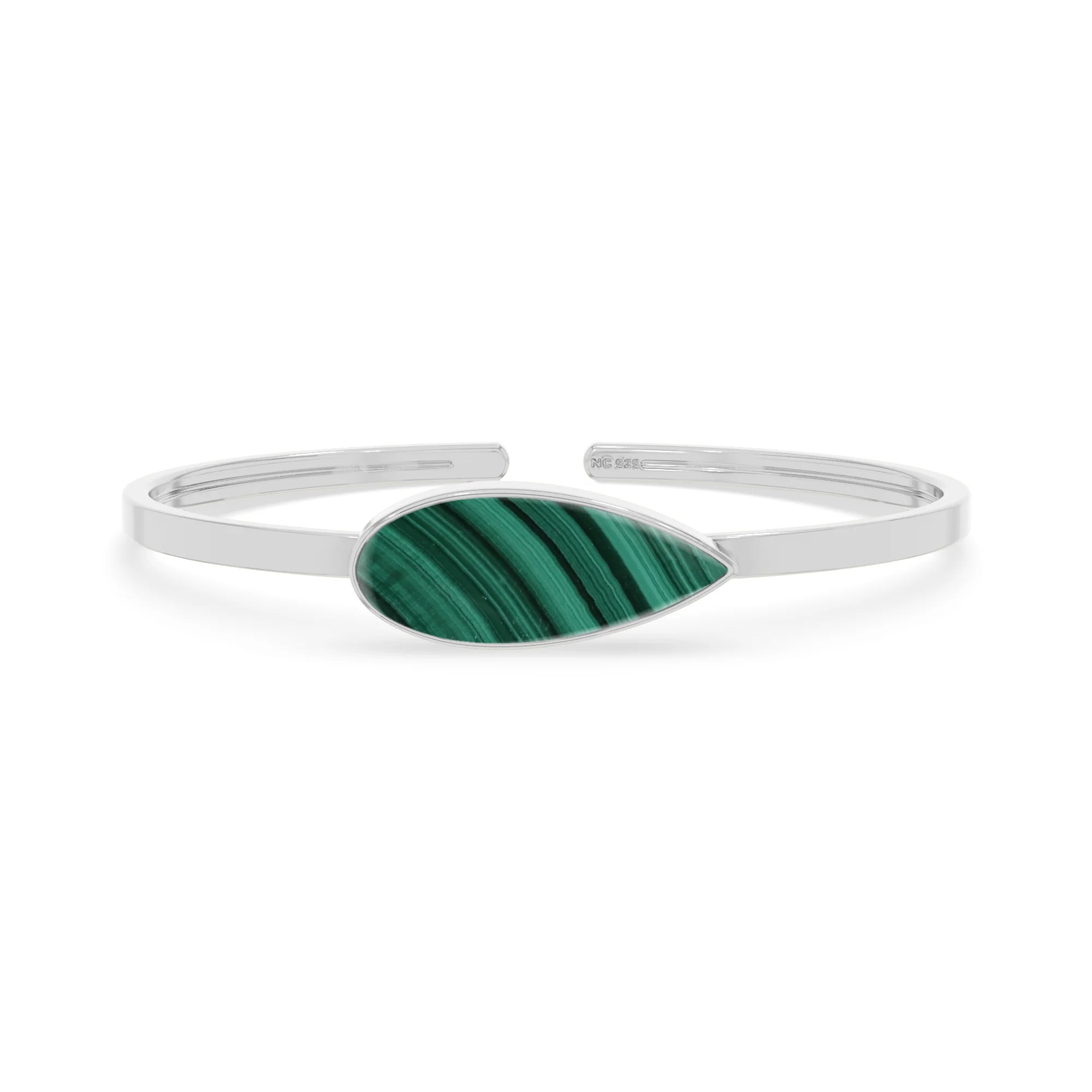 malachite rough bracelet