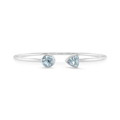 aquamarine cut bracelet