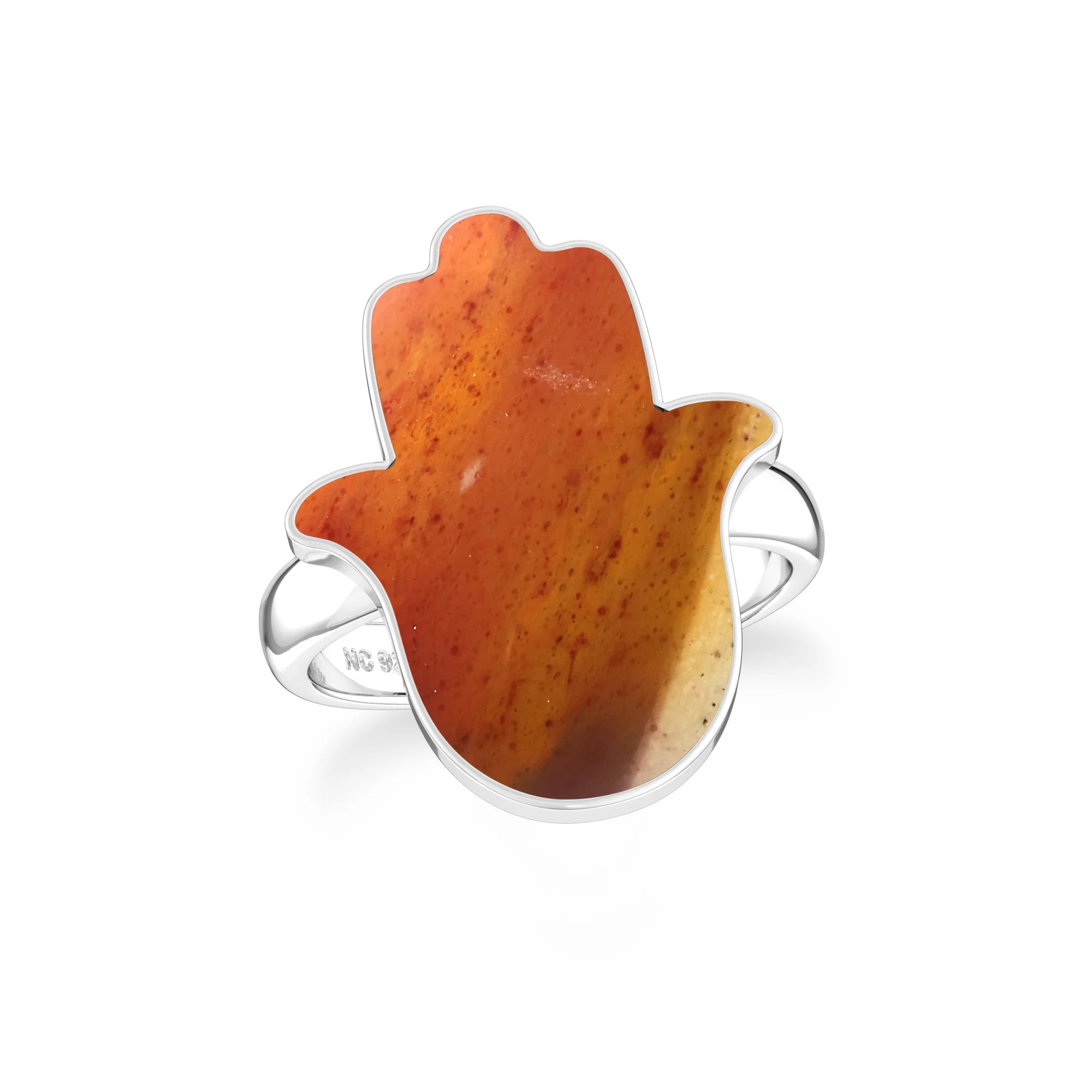 mookaite bezel-set ring