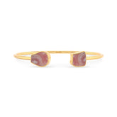 rhodochrosite twister bracelet