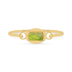 peridot rough bracelet