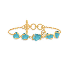 turquoise rough bracelet
