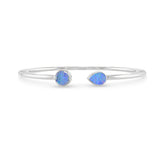 australian opal cab bracelet