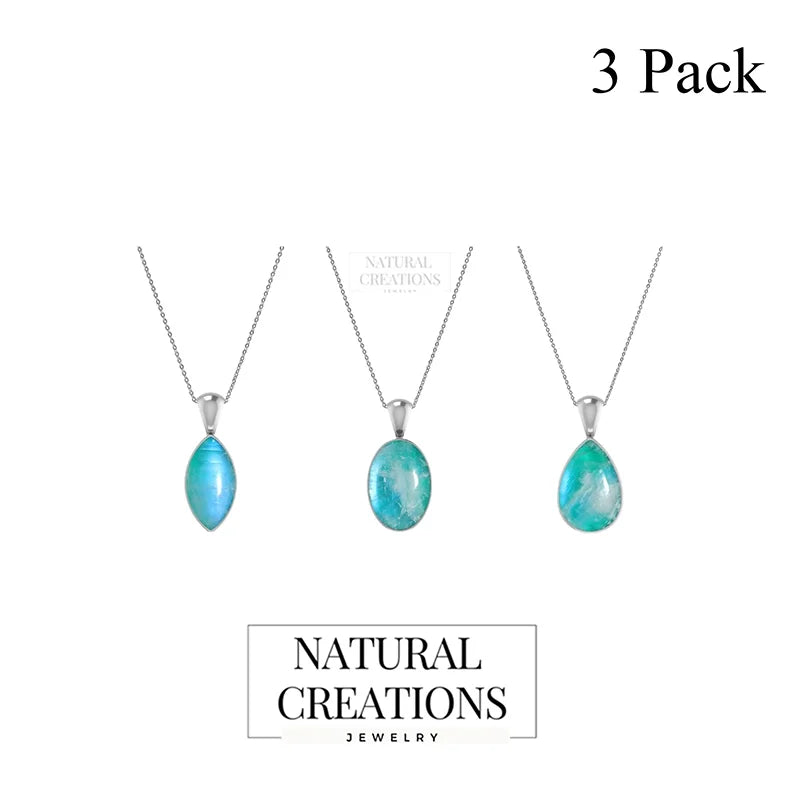 green moonstone pendant