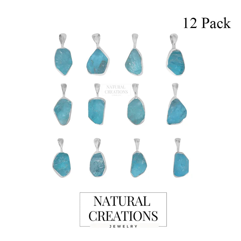 paraiba apatite pendant