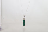 malachite pendant