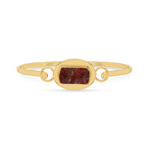 garnet rough bracelet