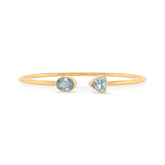 aquamarine cut bracelet