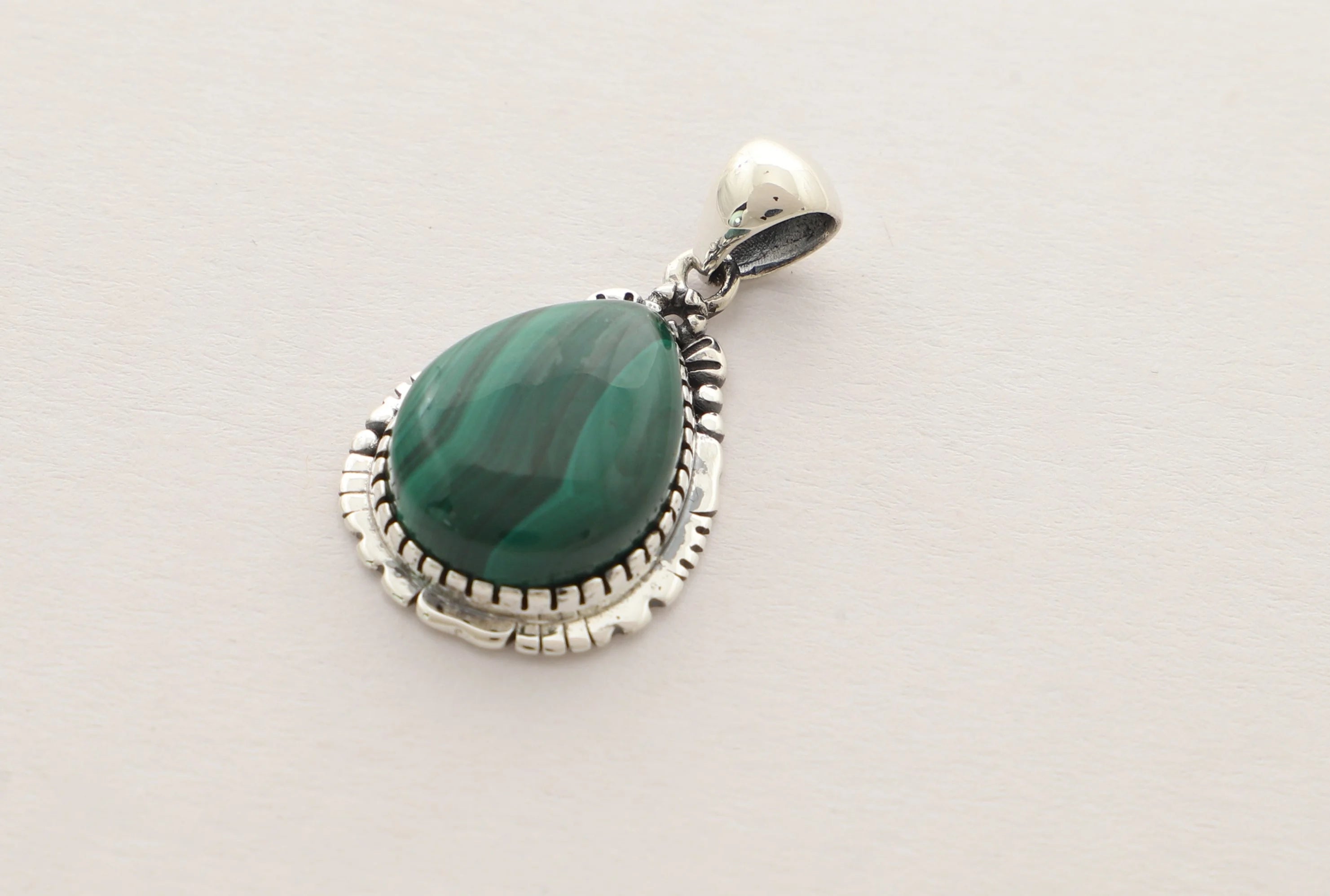 malachite pendant