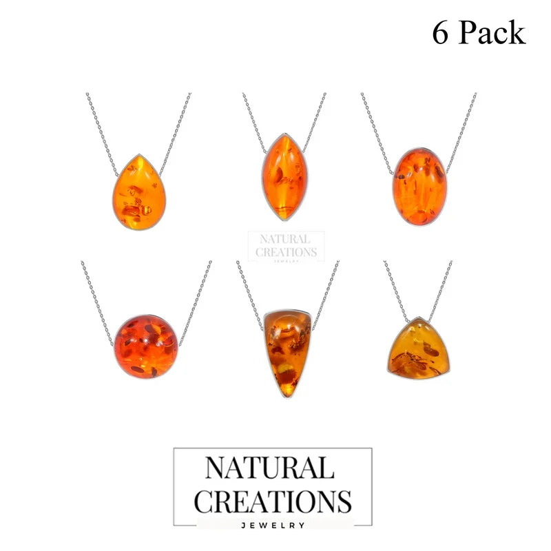 amber pendant