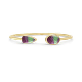 ruby zoisite cab bracelet