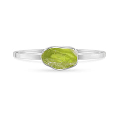 peridot rough bracelet