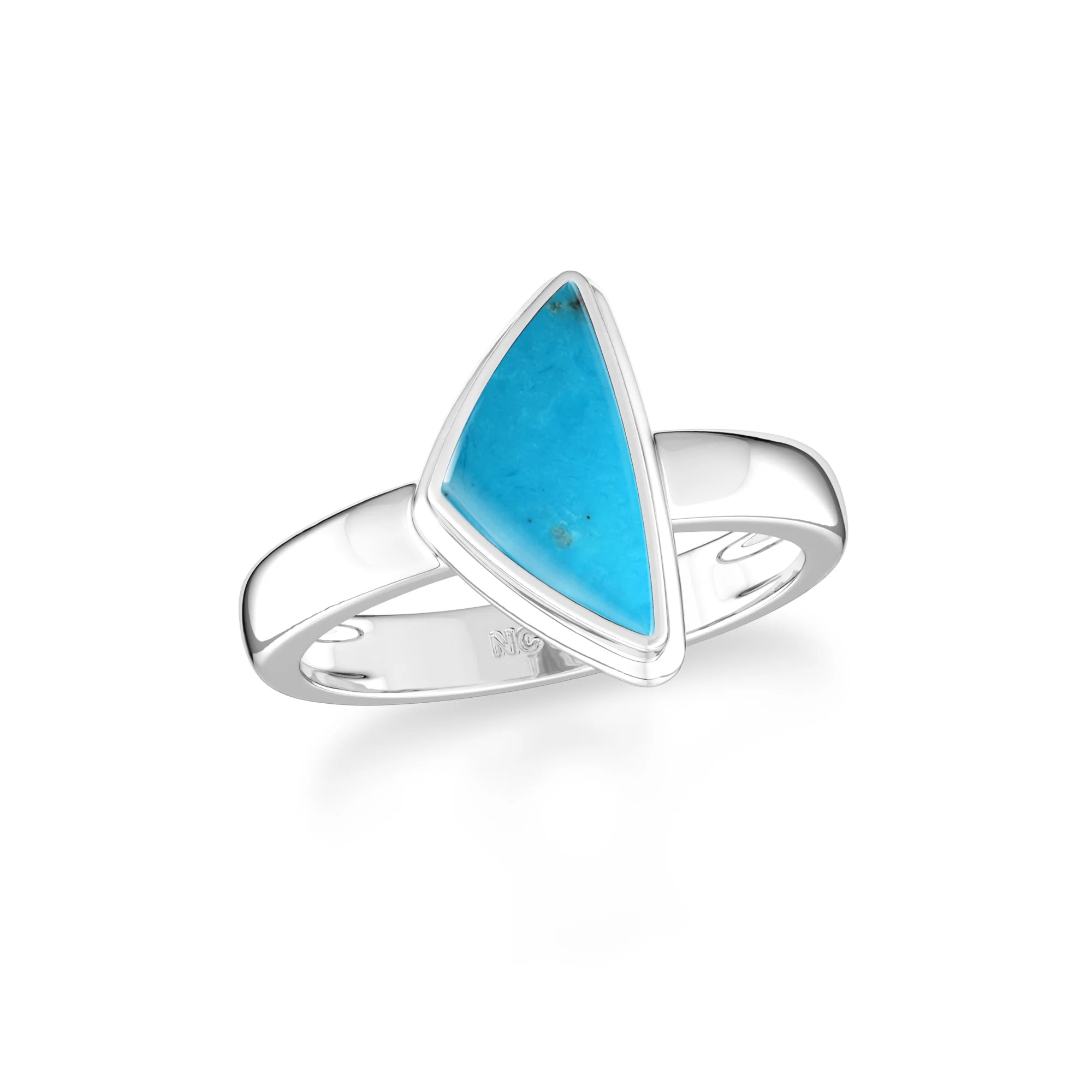 turquoise bezel-set ring