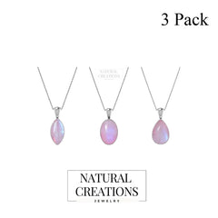 pink moonstone pendant