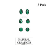 malachite earrings