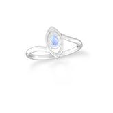 rainbow-moonstone prong-set ring
