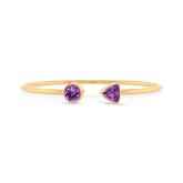 amethyst cut bracelet