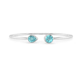 paraiba apatite cut bracelet