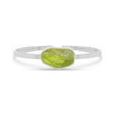 peridot rough bracelet