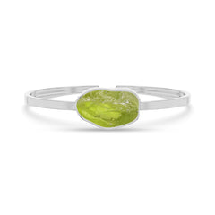 peridot rough bracelet