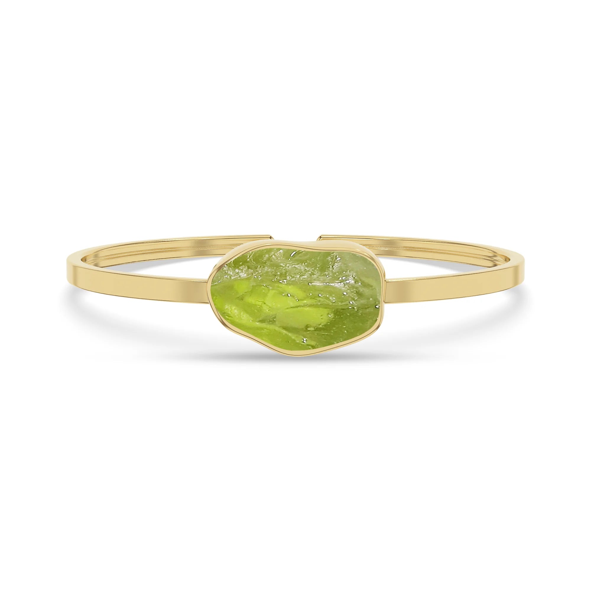 peridot rough bracelet