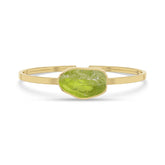 peridot rough bracelet
