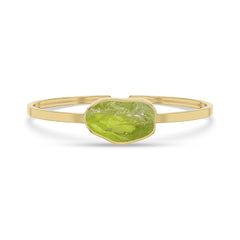 peridot rough bracelet