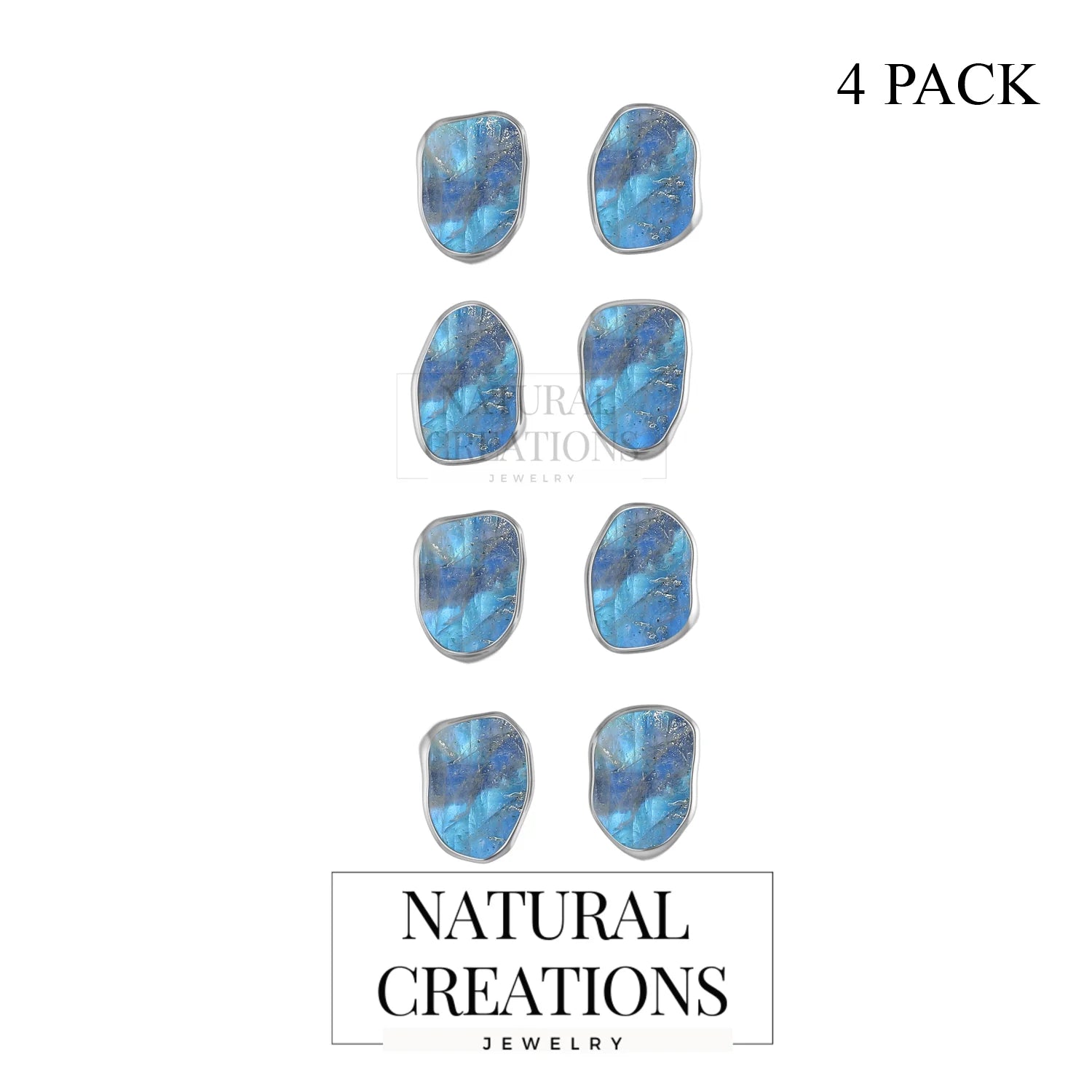 rainbow moonstone earrings