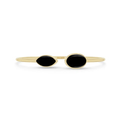 black onyx cab bracelet