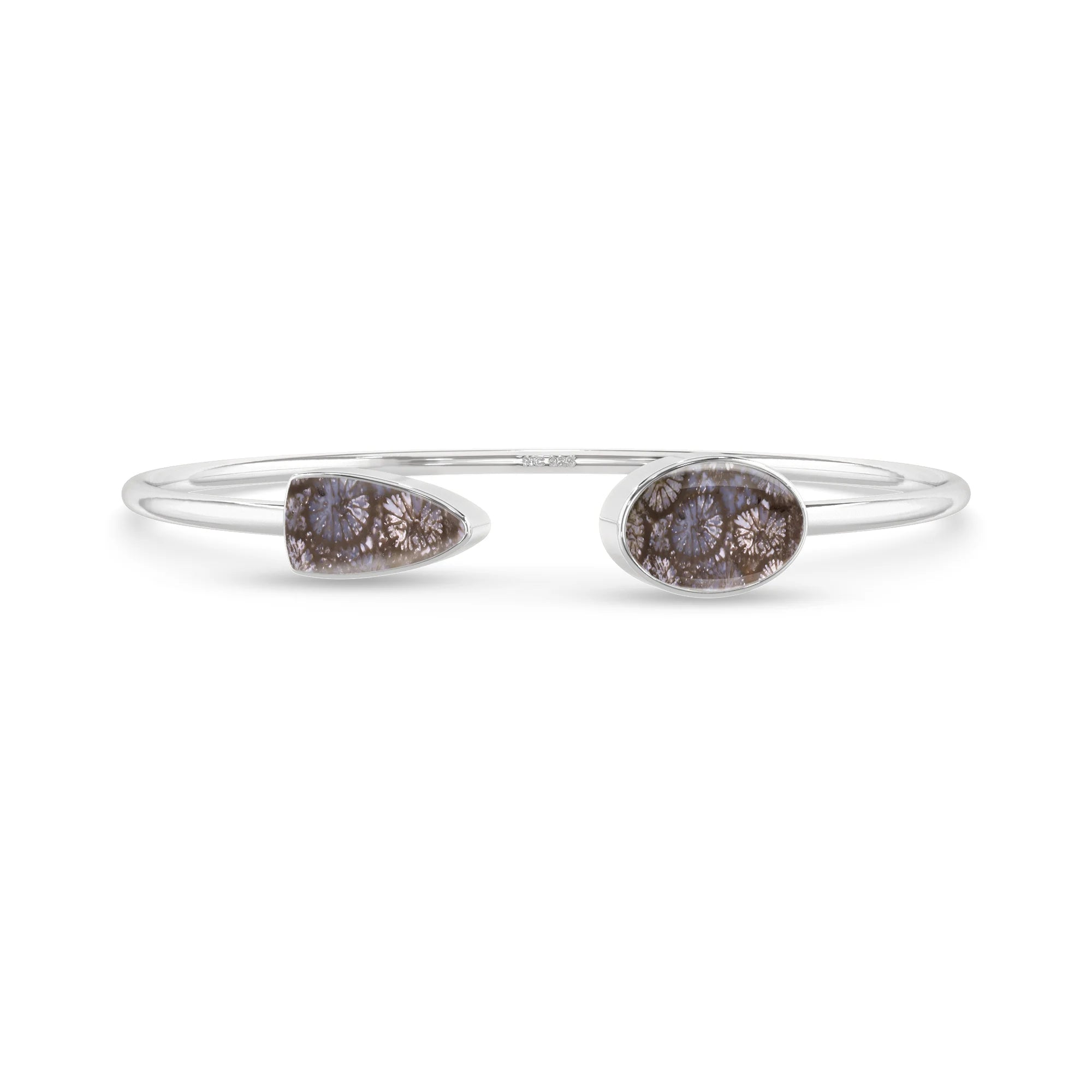 black fossil coral cab bracelet