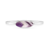chevron amethyst rough bracelet