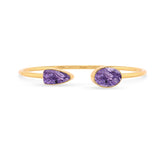 charoite cab bracelet