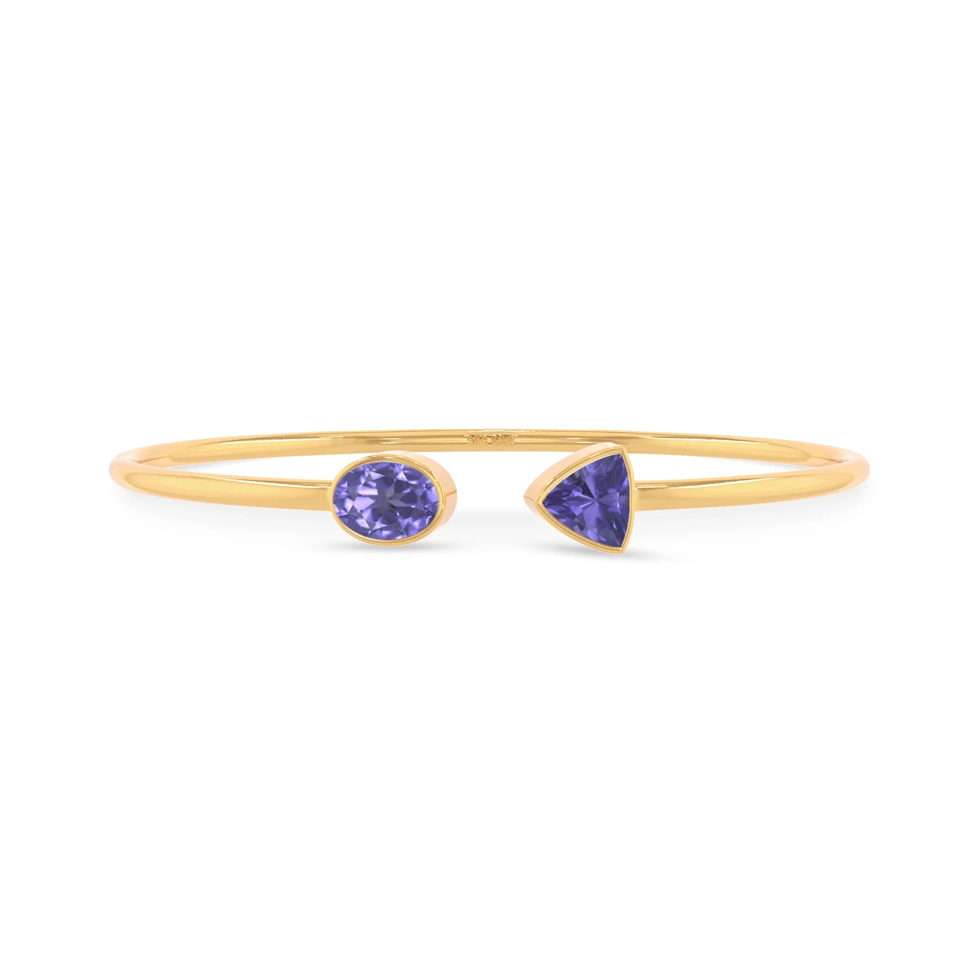 tanzanite cut bracelet