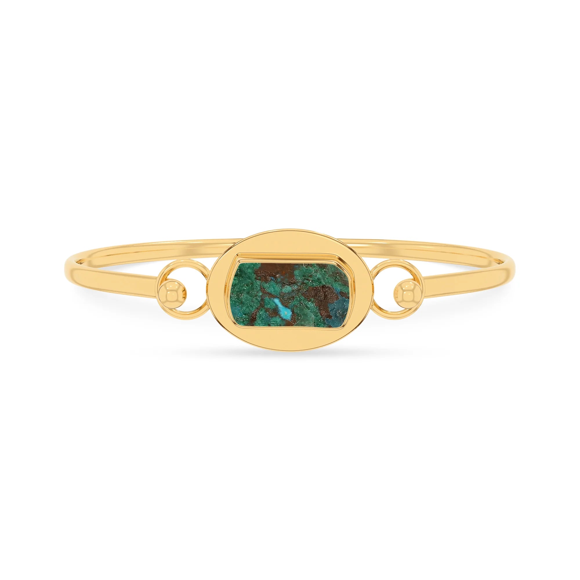 chrysocolla rough bracelet