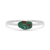 chrysocolla rough bracelet