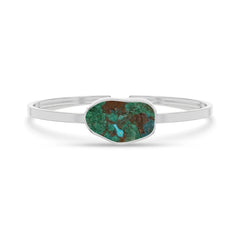 chrysocolla rough bracelet