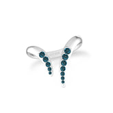 london blue topaz prong-set ring