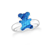 labradorite bezel-set ring