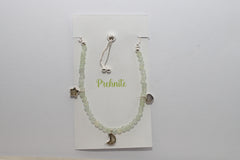 prehnite cut bracelet